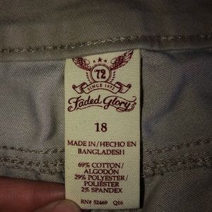 Faded Glory Khakis